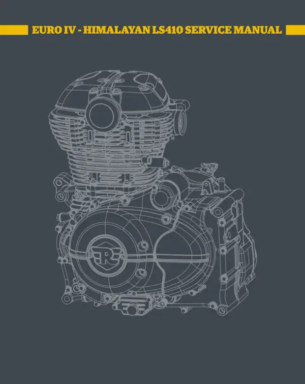 Manual De Serviços – Royal Enfield – Motor Himalayan LS 410 EURO IV – 2017– 2020